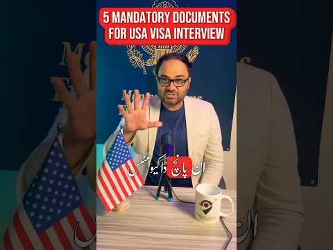 5 essential documents for usa non immigrant visa interviews #usavisa #visitvisa #usavisainterview