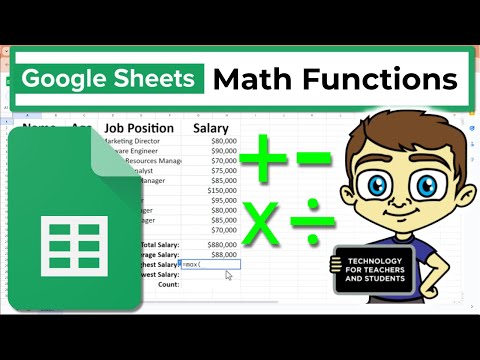 Essential Google Sheets Math Functions