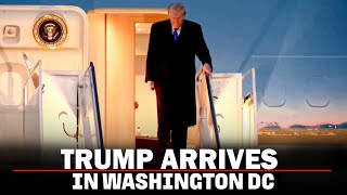 US President Trump arrives at Joint Base Andrews, en route to the White House | USA | America