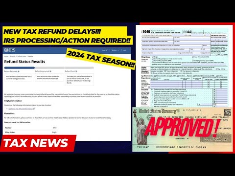 2024 IRS TAX REFUND UPDATE - New Refunds Released, Transcript Updates, IRS Notices, 570, 971 Codes