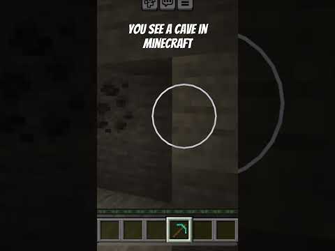 Minecraft but your a cave diver #minecraft