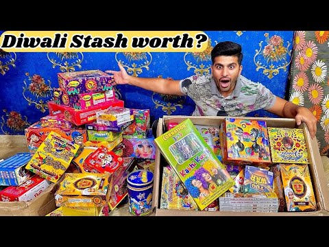 My Diwali Stash 2023 Worth ? | Different Types of Crackers in Diwali Stash 2023 | Thakur Saurav Vlog