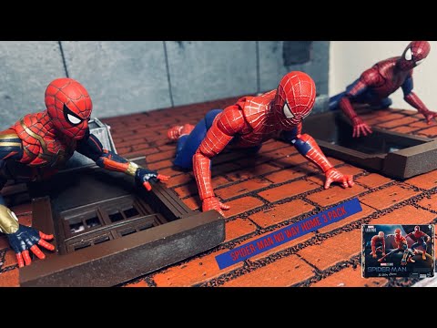 Marvel legends Spider-Man No Way Home 3 pack unboxing and review…