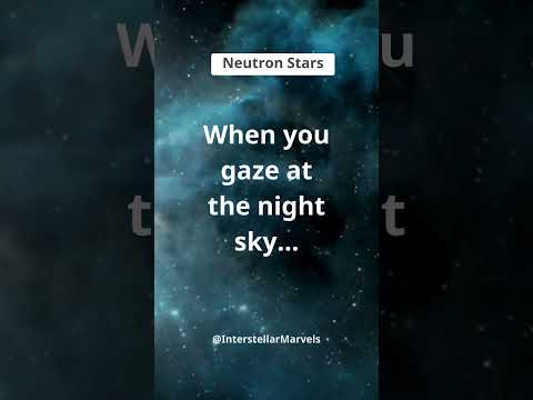 Night Sky: Spinning Neutron Stars! #NeutronStar #SpaceExploration #Astronomy #Science #shorts