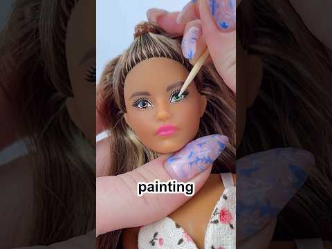 Giving Barbie 2 Different Colored Eyes!