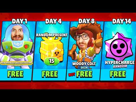 I gemmed EVERY Brawliday offer for 14 Days on a new account... it was INSANE! 🤯