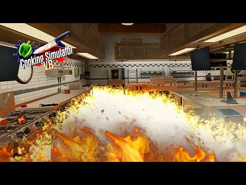 My Kitchen caught on FIRE! | Cooking Simulator VR