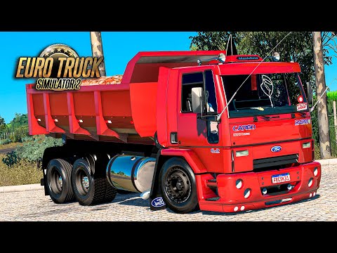 Ford Cargo 2428 Caçamba - Euro Truck 2 Mods 1.53