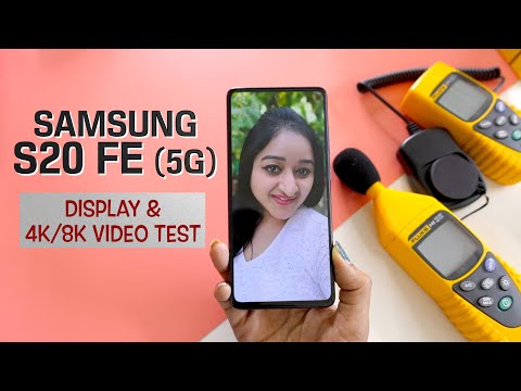 Samsung Galaxy S20 FE 5G - 4K/8K Video & Display Test