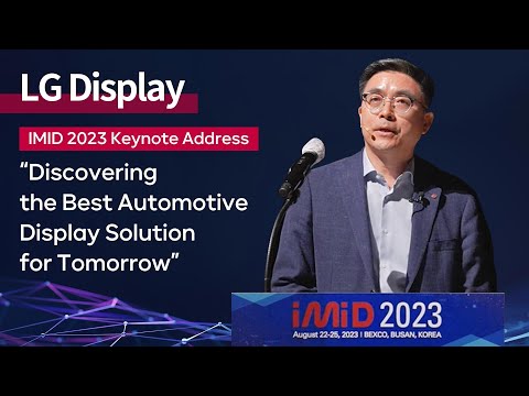 [IMID 2023 Keynote Address] Discovering the Best Automotive Display Solution for Tomorrow