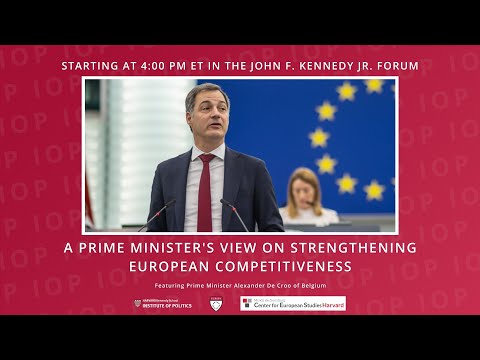 A Prime Minister's View on Strengthening European Competitiveness