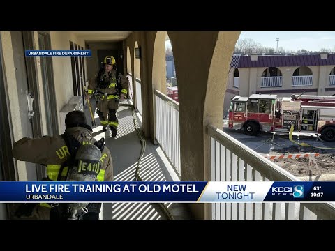 Fire department to conduct live-fire training at Urbandale motel this week