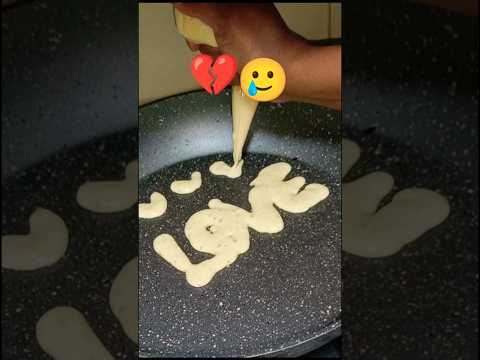 alphabet  love pancake   #shorts #cooking