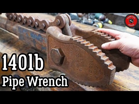 Largest Pipe Wrench I've Ever Seen [Restoration]