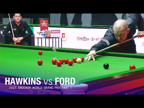 Barry Hawkins vs Tom Ford 2025 Snooker World Grand Prix Part 1