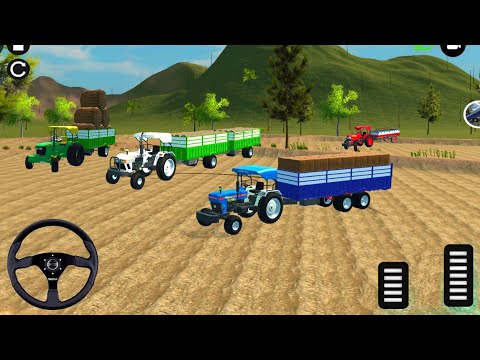 ECHER🚜 PAWERTRAC🚜 JAHN DEERE🚜 TRAKTOR TROLLEY #trending #viralvideo #gaming #traktor #shorts