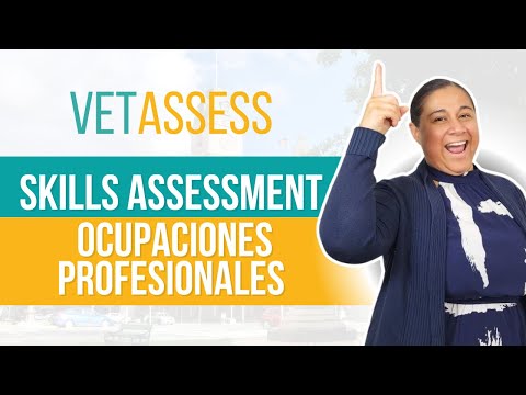 VETASSESS: Evaluación de Habilidades para Ocupaciones Profesionales en Australia