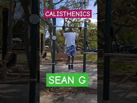 SEAN G ON THE CALISTHENICS TIP #shorts #seang #calisthenics