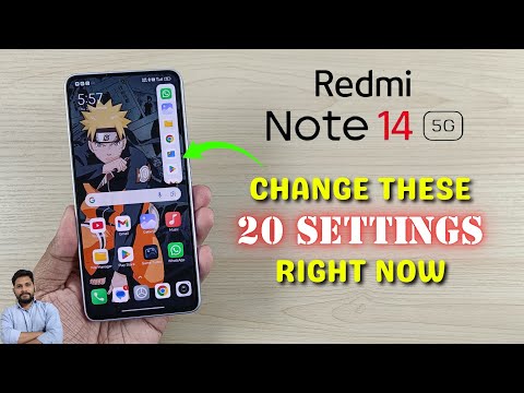 Redmi Note 14 5G : Change These 20 Settings Right Now