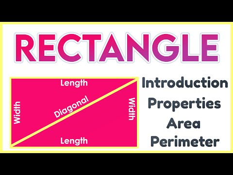 Rectangle Introduction | Area of Rectangle | Perimeter of Rectangle | Properties of Rectangle