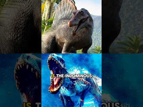 Is Indominus Rex Stronger Than The Spinosaurus? #jurassicworldrebirth #jurassicworld