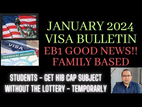 January 2024 Visa Bulletin - EB1 India Good news*** H1B cap subject without lottery