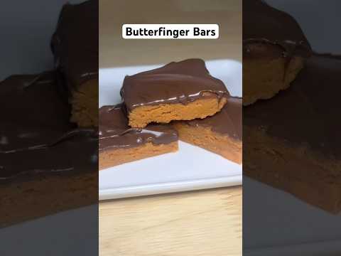 You need to make these butterfinger bars! #shorts #butterfingers #halloween #treats #easyrecipe