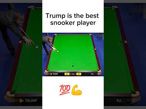 Trump is the best snoker player #shots #snoker #ytshorts #trendingshorts