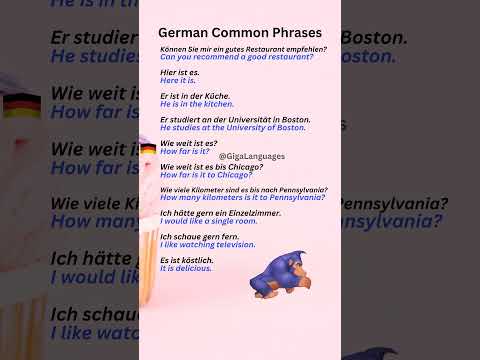 German Common Phrases Part 23 #LearnGerman #GermanPhrases