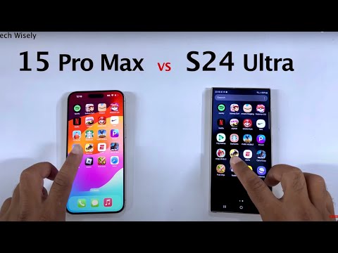 iPhone 15 Pro Max vs S24 Ultra - Speed Performance Test