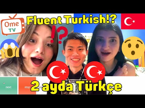 Surprising Turks by Speaking Fluent Turkish After 2 months of Study - Omegle