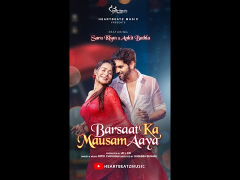 Teaser - Barsaat Ka Mausam Aaya | Sara Khan | Ankit Bathla | Romantic Song | HeartBeatz Music