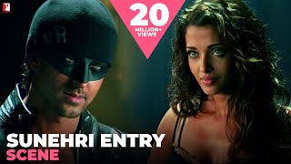 Scene | Sunehri Entry | Dhoom:2 | Hrithik Roshan | Aishwarya Rai