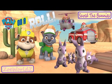 PAW PATROL: ON A ROLL - Rescued The Bunnies/ Fixing The Bridge For The Bunnies - 2