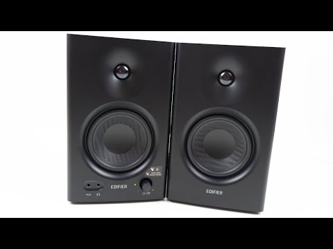 Edifier MR4 Studio Monitor Speakers Unboxing - ASMR