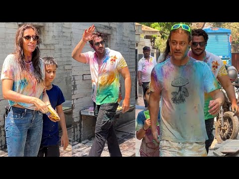 Pragya Kapoor With Abhishek Kapoor And Ashish Chanchlani Celebrate Holi With Media 🤩 | MS shorts