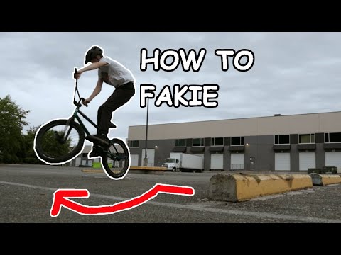 How to fakie on a BMX!