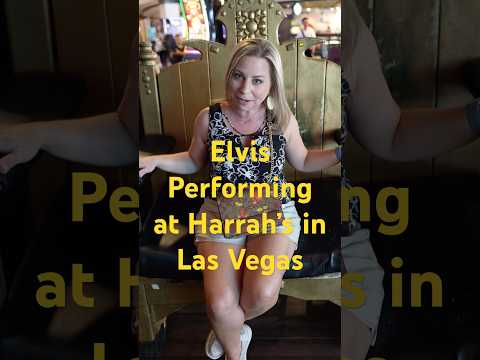 Elvis still performs at Harrah’s in Las Vegas #wheretogoinvegas #lasvegascasinos