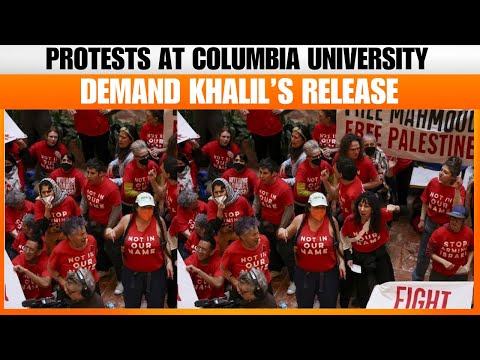 Columbia University Protests: Demand for Activist Mahmoud Khalil's Release | News9