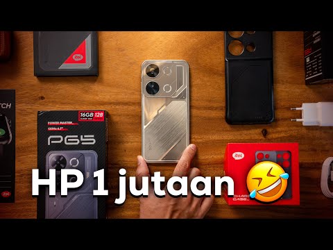 HP 1 jutaan ngasih SEBANYAK INI 🤣 - Unboxing itel P65 Indonesia!