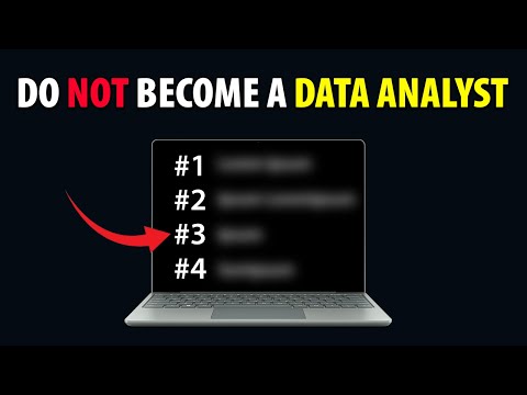 5 Reasons NOT To Become a DATA ANALYST in 2025