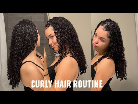 curly hair routine