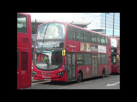 Gemini 2 Volvo B9TL ExFLN VN37995, SLN 16999 BF62UYJ on D8 - Front Blinded Canary Wharf at Stratford