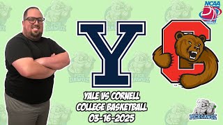 Yale vs Cornell 3/16/25 Free College Basketball Picks and Predictions | NCAAB Pick