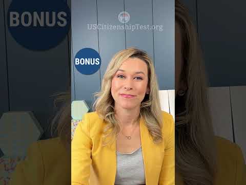 2024 Official USCIS 100 Civics Question BONUS | US Citizenship Test civics #n400  #uscitizenshiptest