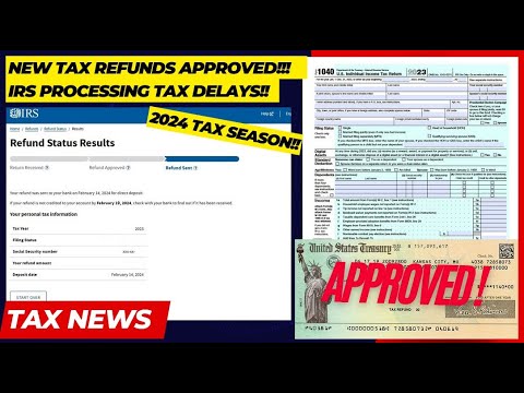 2024 IRS TAX REFUND UPDATE - NEW Refunds, 2025 Tax Season, Rejected Tax Returns, Transcripts, Audits