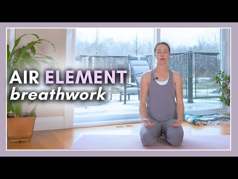 15 min Air Element Yoga PRANAYAMA - Breathwork for Clarity & Connection