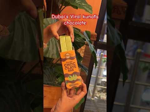 ‼️Dubai’s Famous Kunafa Chocolate now In Namma Bengaluru ‼️#youtubeshorts #kunafachocolate #pista