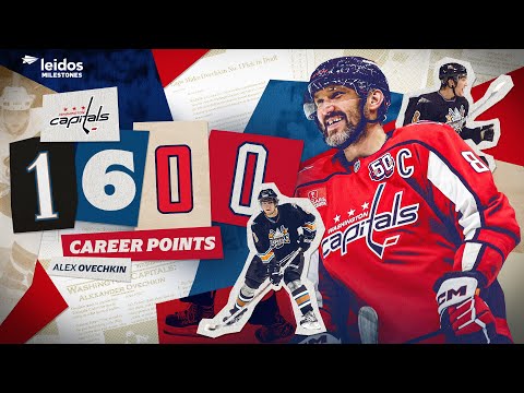 Alex Ovechkin 1,600 Career Points Tribute