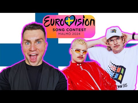 LET’S REACT TO FINLAND’S ENTRY FOR EUROVISION 2024 | WINDOWS95MAN - NO RULES!